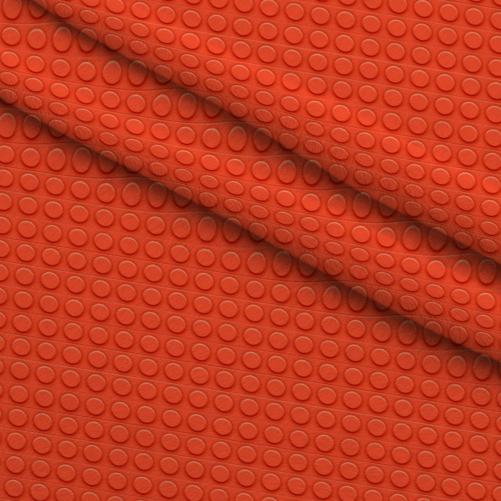 Playful Bricks Pattern 1 Fleece Fabric — fleece fabric folded close-up preview (mv-fleece-v1:lying)