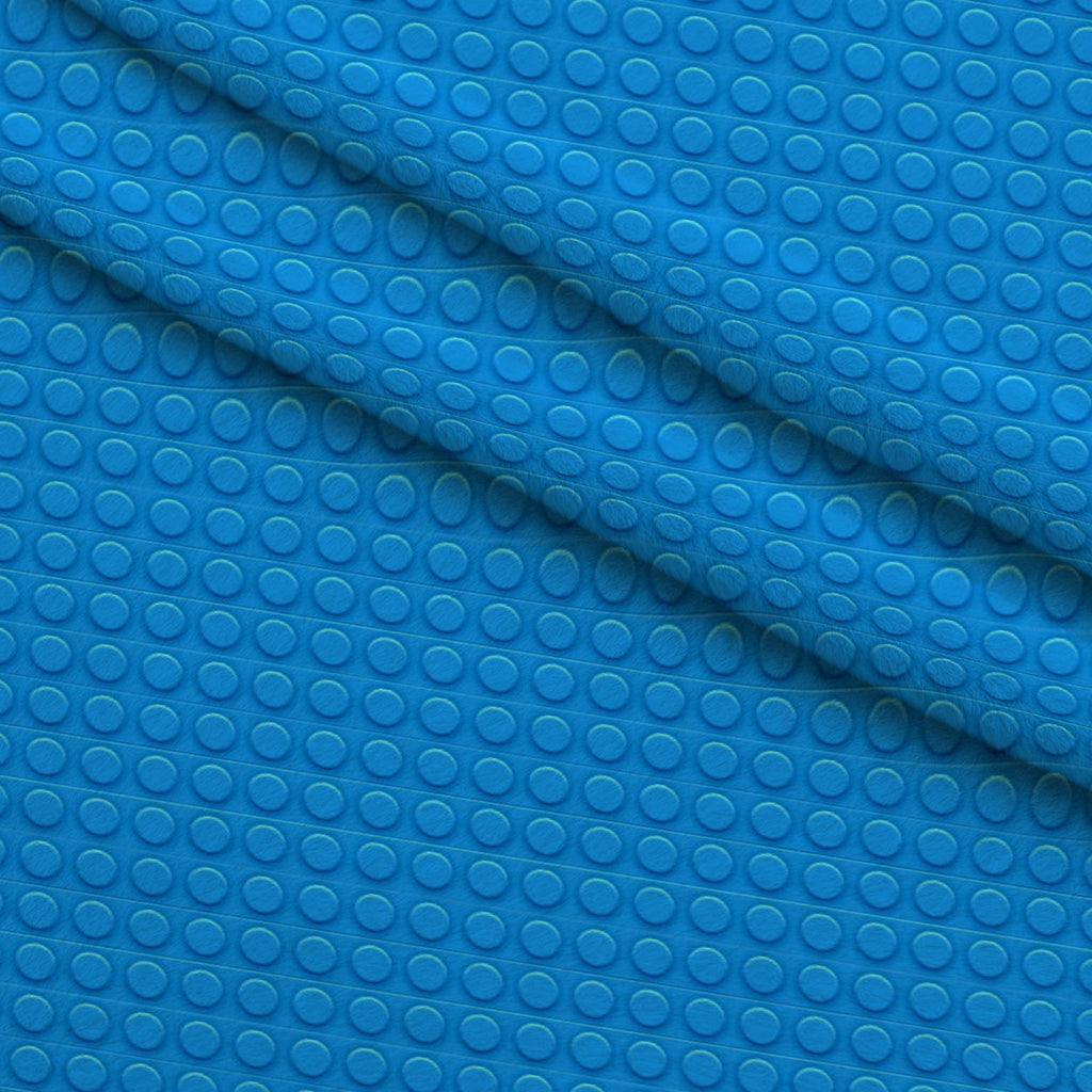 Playful Bricks Pattern 10 Fleece Fabric — fleece fabric folded close-up preview (mv-fleece-v1:lying)