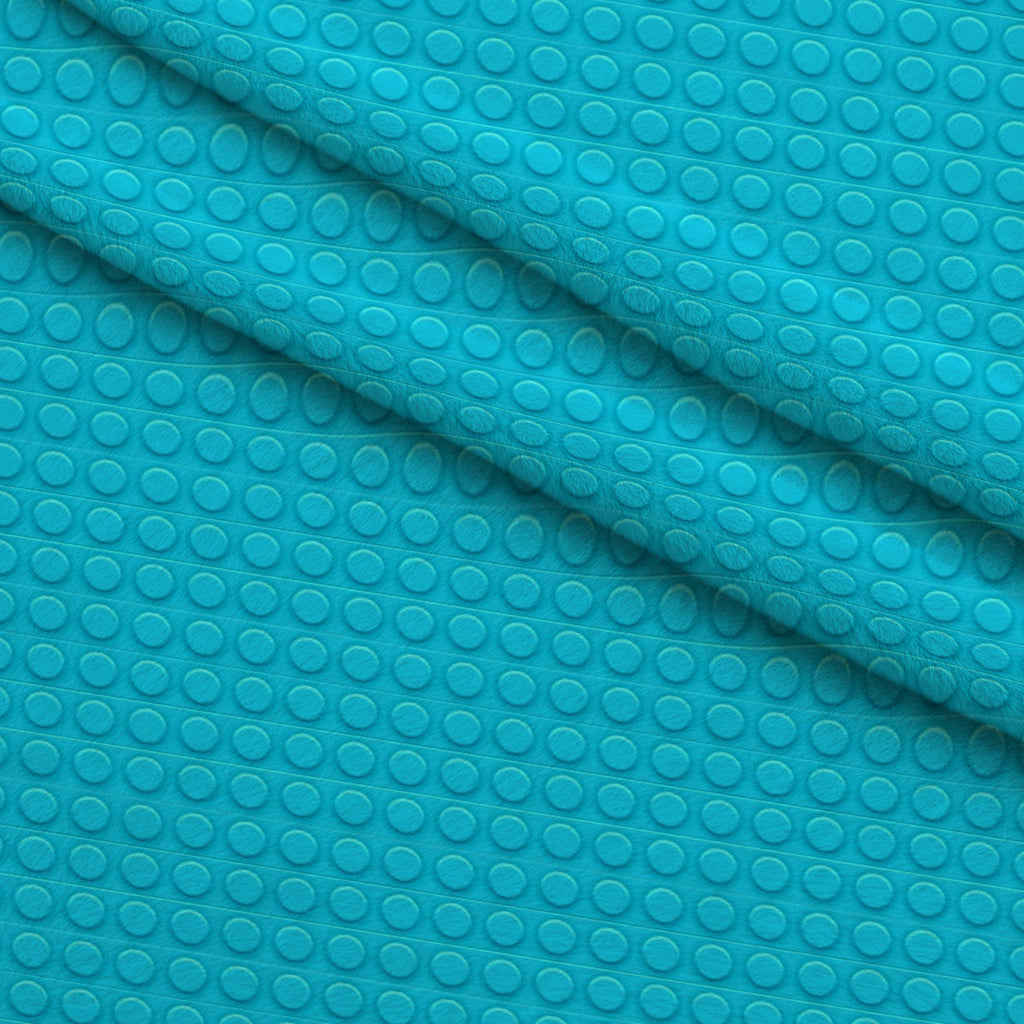 Playful Bricks Pattern 11 Fleece Fabric — fleece fabric folded close-up preview (mv-fleece-v1:lying)