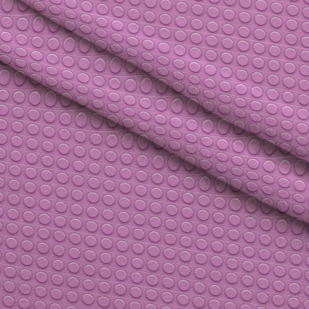Playful Bricks Pattern 15 Fleece Fabric — fleece fabric folded close-up preview (mv-fleece-v1:lying)