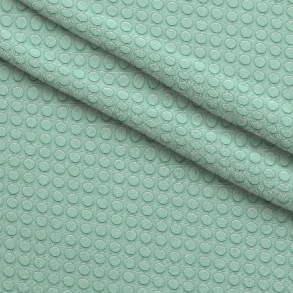 Playful Bricks Pattern 18 Fleece Fabric — fleece fabric folded close-up preview (mv-fleece-v1:lying)