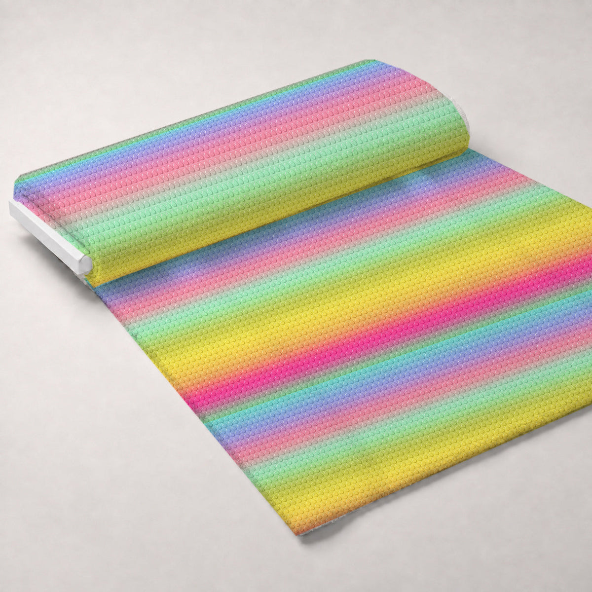 Playful Bricks Pattern 19 Fleece Fabric — fleece fabric unrolled bolt preview (mv-fleece-v1:bolt)