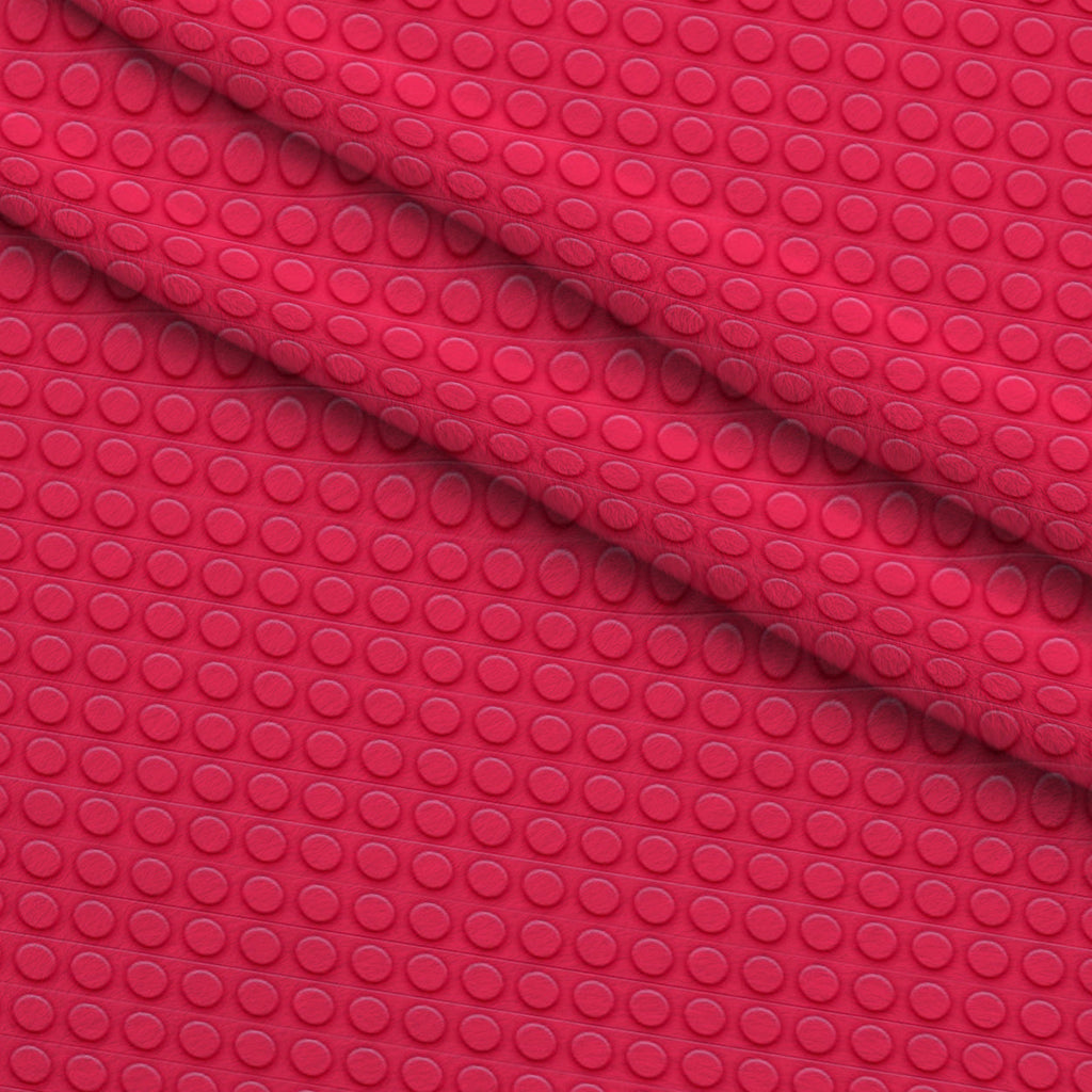 Playful Bricks Pattern 2 Fleece Fabric — fleece fabric folded close-up preview (mv-fleece-v1:lying)