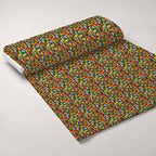 Playful Bricks Pattern 20 Fleece Fabric — fleece fabric unrolled bolt preview (mv-fleece-v1:bolt)