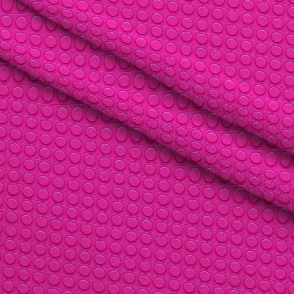 Playful Bricks Pattern 3 Fleece Fabric — fleece fabric folded close-up preview (mv-fleece-v1:lying)