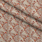 Plum Songbird Pattern 2 Fleece Fabric — fleece fabric folded close-up preview (mv-fleece-v1:lying)
