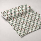 Poinsettia Pines Pattern 2 Fleece Fabric — fleece fabric unrolled bolt preview (mv-fleece-v1:bolt)