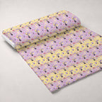 Poison Apple Princess Pattern 1 Fleece Fabric — fleece fabric unrolled bolt preview (mv-fleece-v1:bolt)