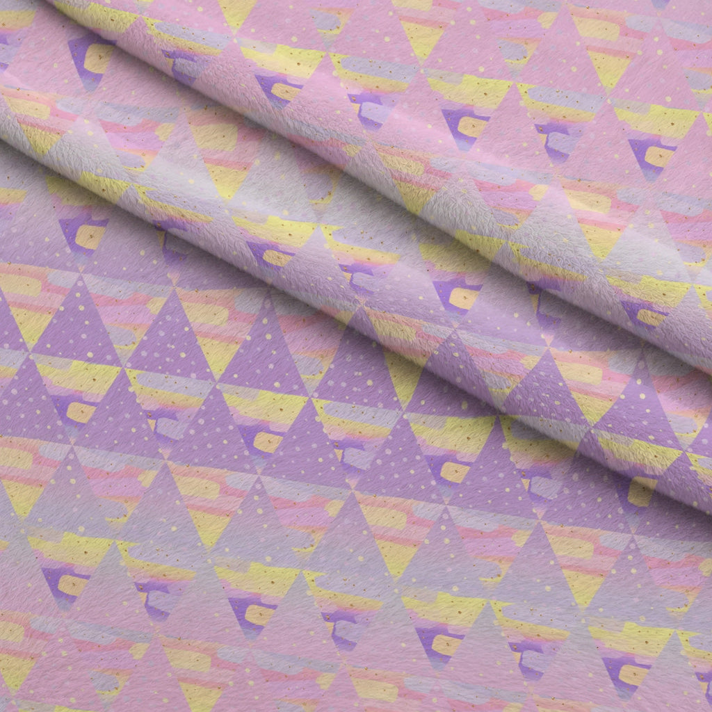 Poison Apple Princess Pattern 10 Fleece Fabric — fleece fabric folded close-up preview (mv-fleece-v1:lying)
