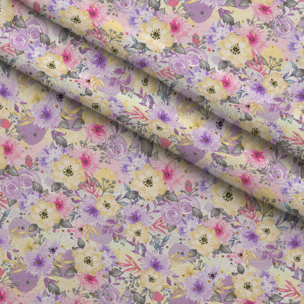Poison Apple Princess Pattern 2 Fleece Fabric — fleece fabric folded close-up preview (mv-fleece-v1:lying)