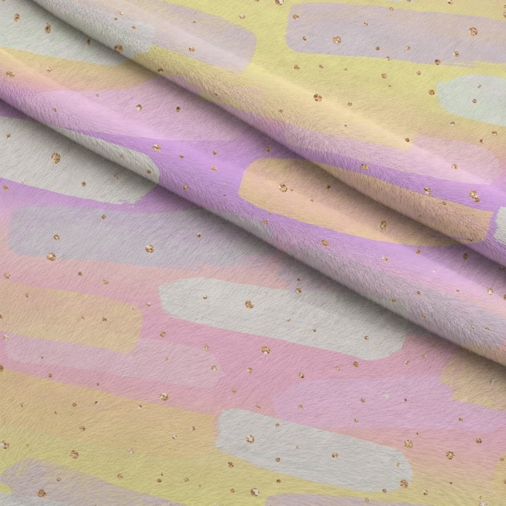 Poison Apple Princess Pattern 5 Fleece Fabric — fleece fabric folded close-up preview (mv-fleece-v1:lying)