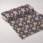 Poison Apple Princess Pattern 8 Fleece Fabric — fleece fabric unrolled bolt preview (mv-fleece-v1:bolt)