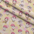 Poison Apple Princess Pattern 9 Fleece Fabric — fleece fabric folded close-up preview (mv-fleece-v1:lying)