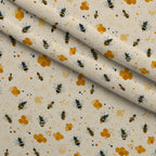 Pollen Parade Pattern 26 Fleece Fabric — fleece fabric folded close-up preview (mv-fleece-v1:lying)
