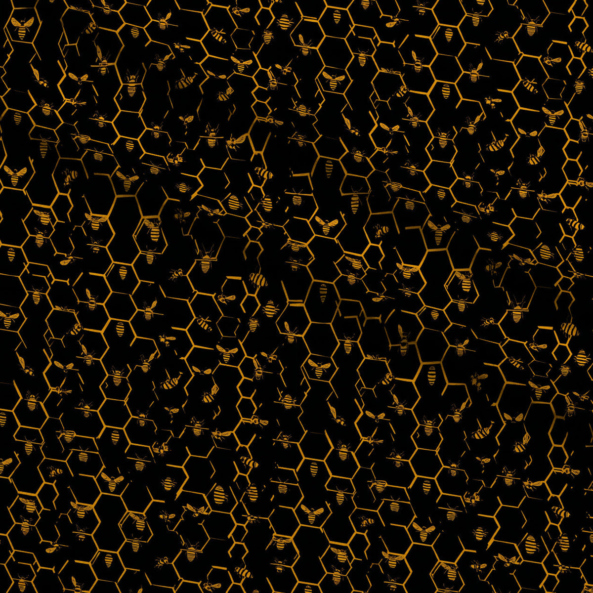 Pollen Parade Pattern 40 Fleece Fabric — fleece fabric folded close-up preview (mv-fleece-v1:lying)