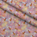 Pollen Parade Pattern 56 Fleece Fabric — fleece fabric folded close-up preview (mv-fleece-v1:lying)