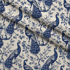 Porcelain Aviary Pattern 11 Fleece Fabric — fleece fabric folded close-up preview (mv-fleece-v1:lying)