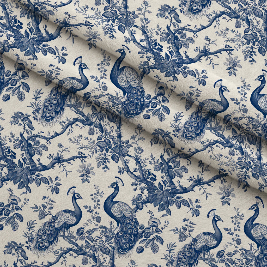 Porcelain Aviary Pattern 12 Fleece Fabric — fleece fabric folded close-up preview (mv-fleece-v1:lying)