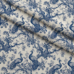 Porcelain Aviary Pattern 12 Fleece Fabric — fleece fabric folded close-up preview (mv-fleece-v1:lying)