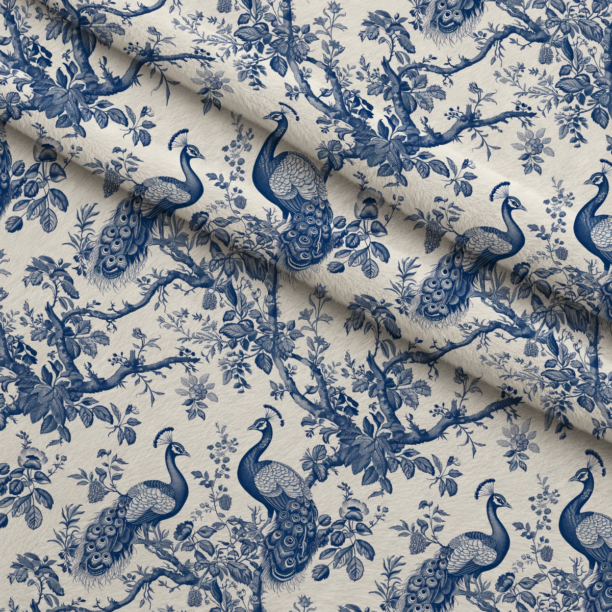 Porcelain Aviary Pattern 12 Fleece Fabric — fleece fabric folded close-up preview (mv-fleece-v1:lying)