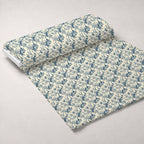 Porcelain Aviary Pattern 3 Fleece Fabric — fleece fabric unrolled bolt preview (mv-fleece-v1:bolt)
