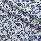 Porcelain Aviary Pattern 4 Fleece Fabric — fleece fabric folded close-up preview (mv-fleece-v1:lying)