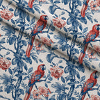 Porcelain Aviary Pattern 5 Fleece Fabric — fleece fabric folded close-up preview (mv-fleece-v1:lying)