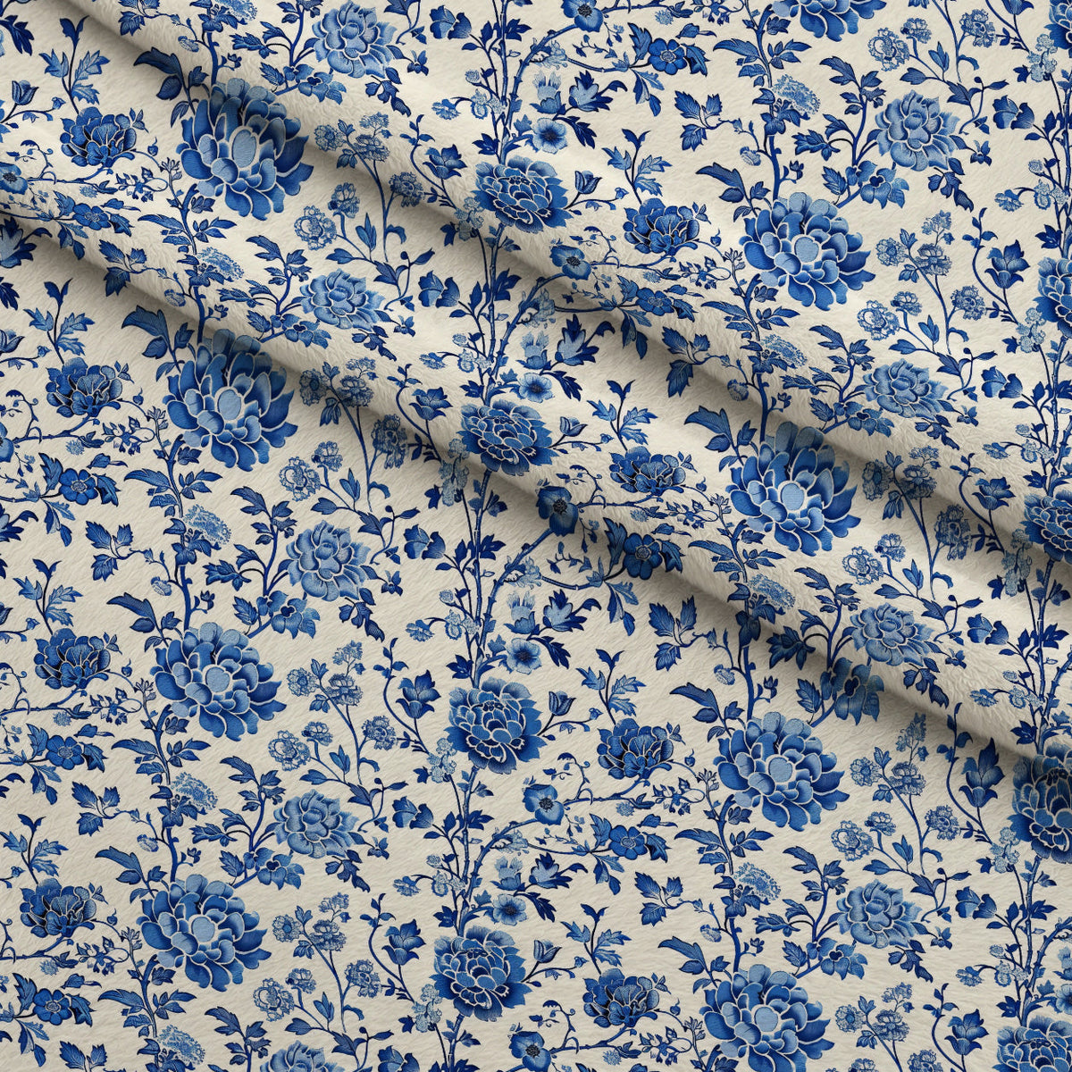 Porcelain Aviary Pattern 6 Fleece Fabric — fleece fabric folded close-up preview (mv-fleece-v1:lying)