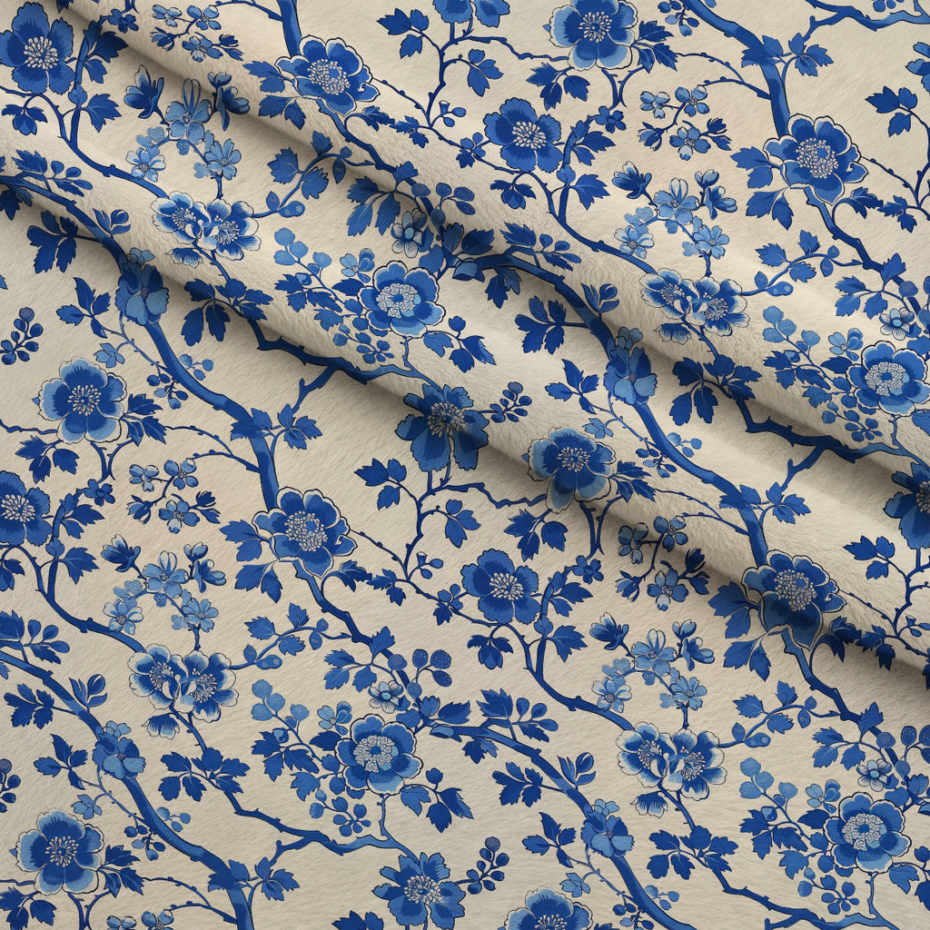 Porcelain Aviary Pattern 8 Fleece Fabric — fleece fabric folded close-up preview (mv-fleece-v1:lying)