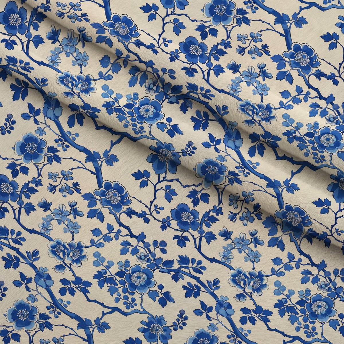 Porcelain Aviary Pattern 8 Fleece Fabric — fleece fabric folded close-up preview (mv-fleece-v1:lying)