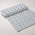Porcelain Aviary Pattern 9 Fleece Fabric — fleece fabric unrolled bolt preview (mv-fleece-v1:bolt)