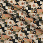 Prairie Blooms Pattern 10 Fleece Fabric — fleece fabric folded close-up preview (mv-fleece-v1:lying)