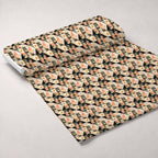 Prairie Blooms Pattern 12 Fleece Fabric — fleece fabric unrolled bolt preview (mv-fleece-v1:bolt)