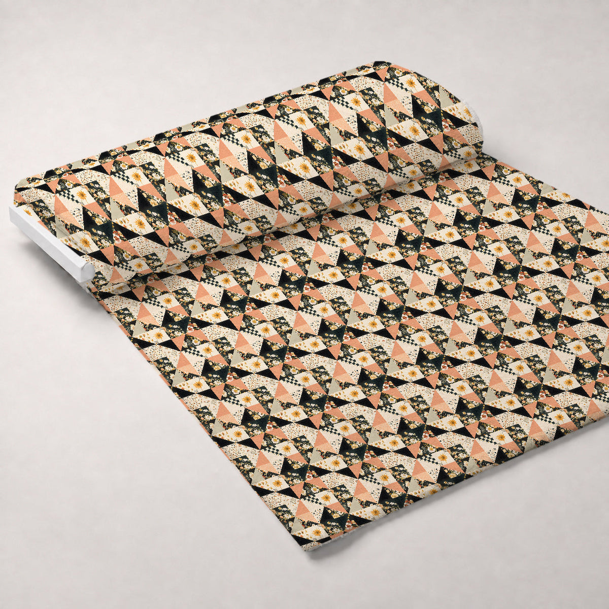 Prairie Blooms Pattern 12 Fleece Fabric — fleece fabric unrolled bolt preview (mv-fleece-v1:bolt)