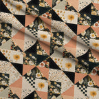 Prairie Blooms Pattern 12 Fleece Fabric — fleece fabric folded close-up preview (mv-fleece-v1:lying)