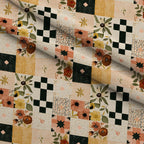 Prairie Blooms Pattern 16 Fleece Fabric — fleece fabric folded close-up preview (mv-fleece-v1:lying)