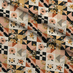 Prairie Blooms Pattern 5 Fleece Fabric — fleece fabric folded close-up preview (mv-fleece-v1:lying)