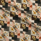 Prairie Blooms Pattern 8 Fleece Fabric — fleece fabric folded close-up preview (mv-fleece-v1:lying)