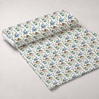 Prehistoric Pals Pattern 12 Fleece Fabric — fleece fabric unrolled bolt preview (mv-fleece-v1:bolt)