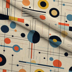 Primary Geometry Pattern 10 Fleece Fabric — fleece fabric folded close-up preview (mv-fleece-v1:lying)