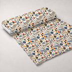 Primary Geometry Pattern 12 Fleece Fabric — fleece fabric unrolled bolt preview (mv-fleece-v1:bolt)