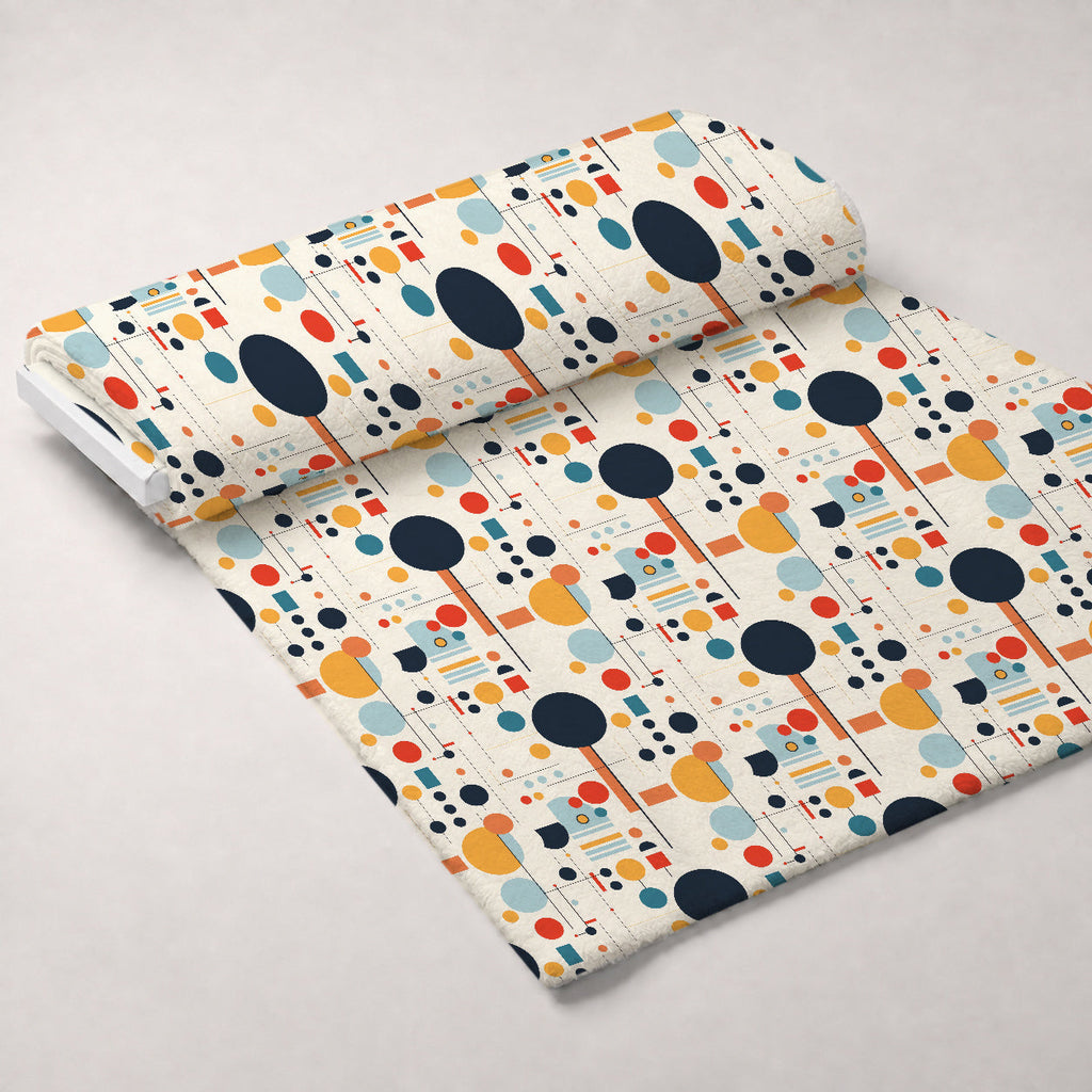 Primary Geometry Pattern 2 Fleece Fabric — fleece fabric unrolled bolt preview (mv-fleece-v1:bolt)