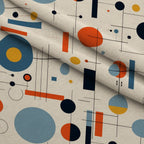 Primary Geometry Pattern 5 Fleece Fabric — fleece fabric folded close-up preview (mv-fleece-v1:lying)