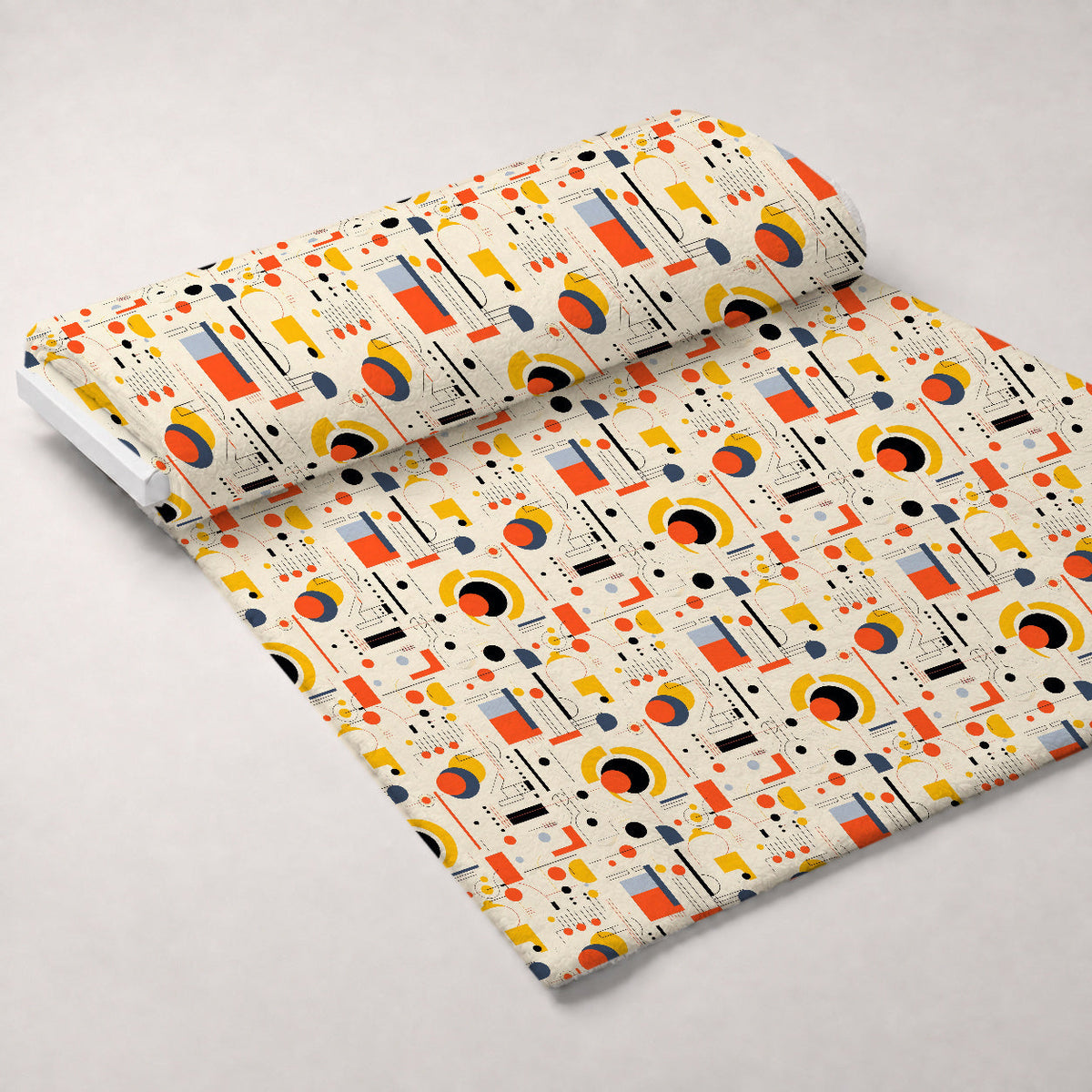 Primary Geometry Pattern 7 Fleece Fabric — fleece fabric unrolled bolt preview (mv-fleece-v1:bolt)