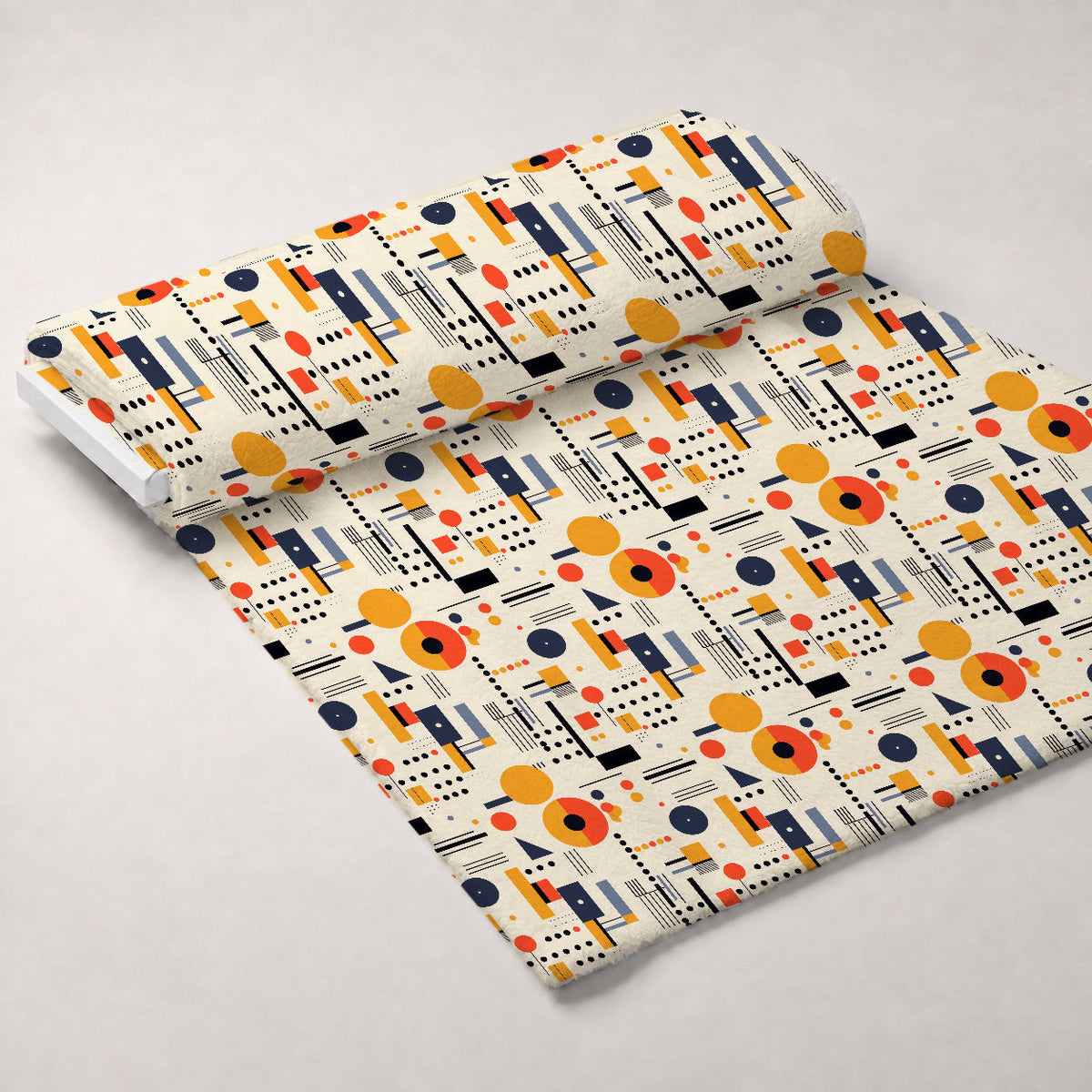 Primary Geometry Pattern 9 Fleece Fabric — fleece fabric unrolled bolt preview (mv-fleece-v1:bolt)