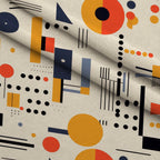 Primary Geometry Pattern 9 Fleece Fabric — fleece fabric folded close-up preview (mv-fleece-v1:lying)