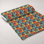 Primary Whirl Pattern 3 Fleece Fabric — fleece fabric unrolled bolt preview (mv-fleece-v1:bolt)