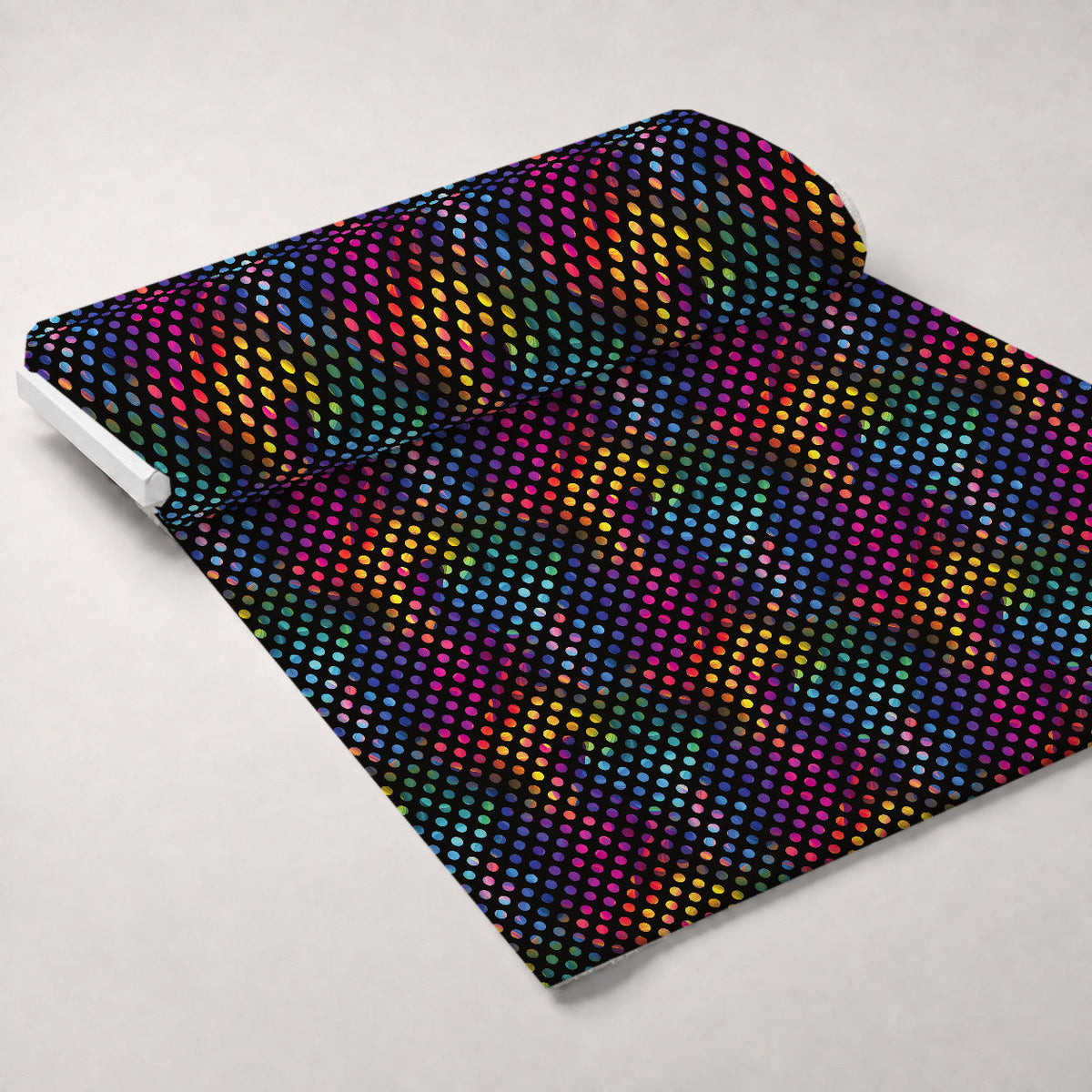 Prism Petals Pattern 13 Fleece Fabric — fleece fabric unrolled bolt preview (mv-fleece-v1:bolt)