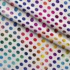 Prism Petals Pattern 14 Fleece Fabric — fleece fabric folded close-up preview (mv-fleece-v1:lying)