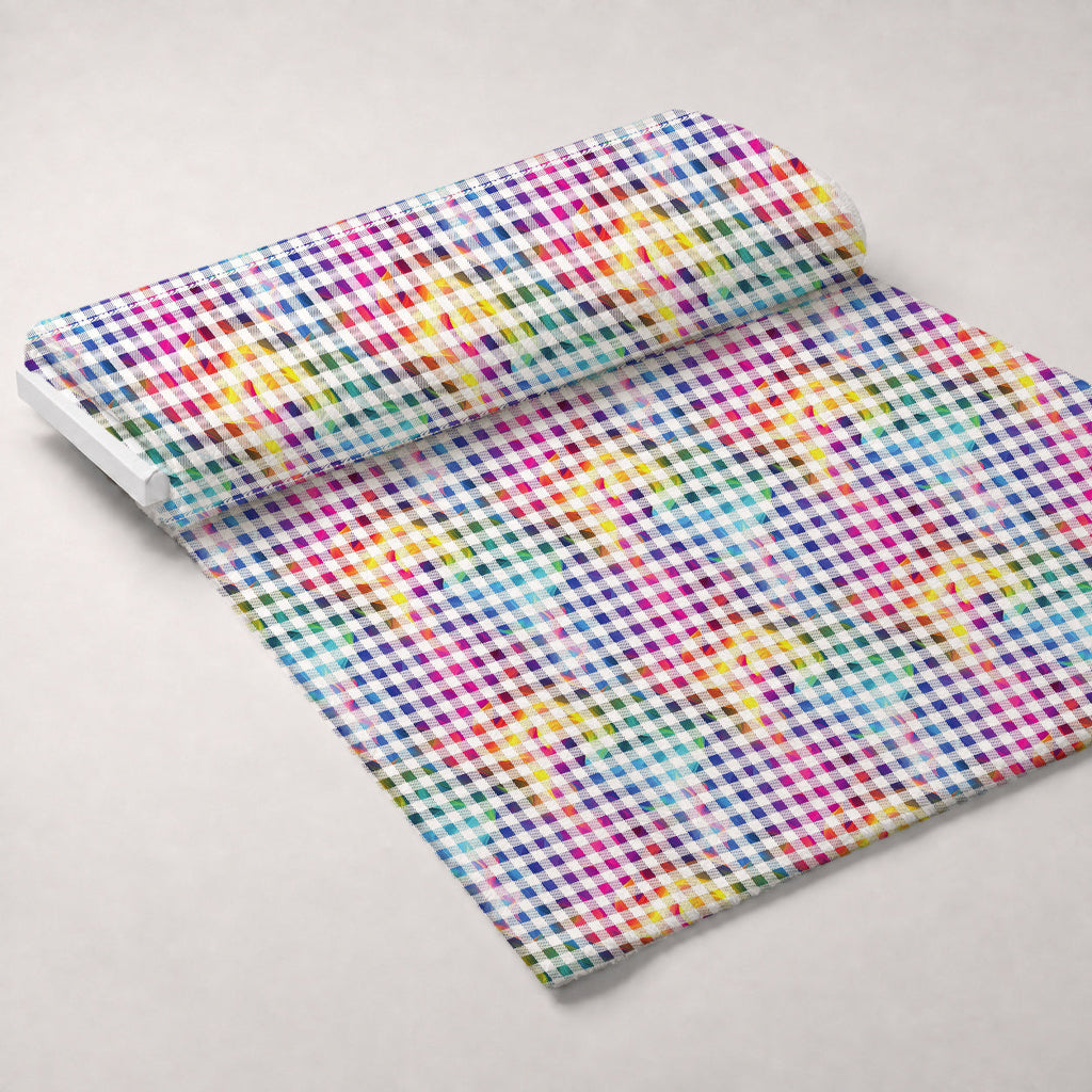 Prism Petals Pattern 16 Fleece Fabric — fleece fabric unrolled bolt preview (mv-fleece-v1:bolt)